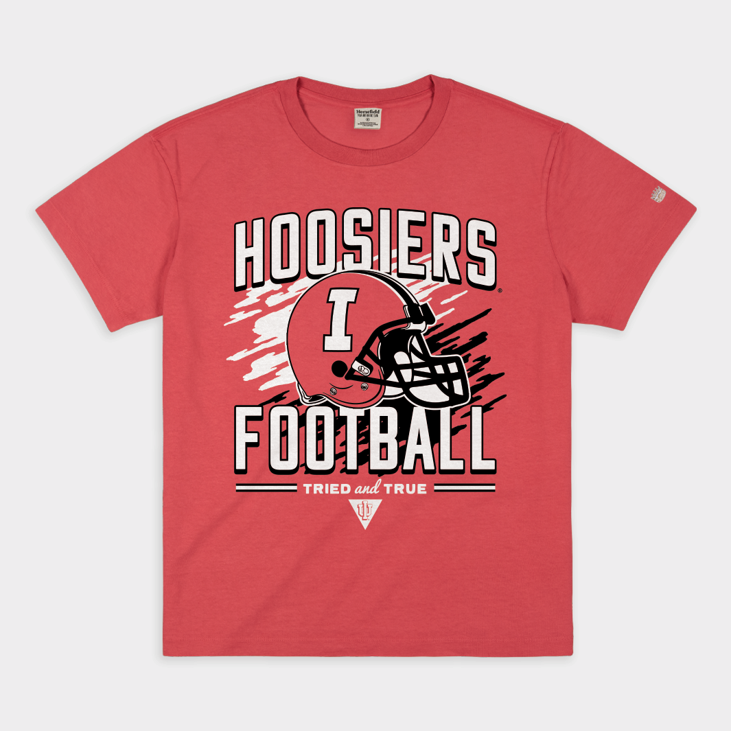 Relive IU Hoosiers' Glory: Vintage Football Heavyweight Tee