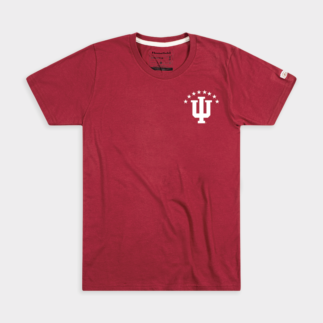 Indiana Hoosiers Men's Soccer Championship 8-Star Tee