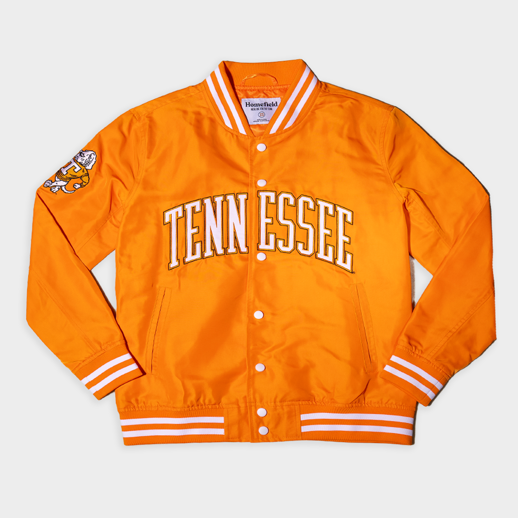 Show Your Pride with the Tennessee Volunteers Smokey Logo Bomber Jacket
