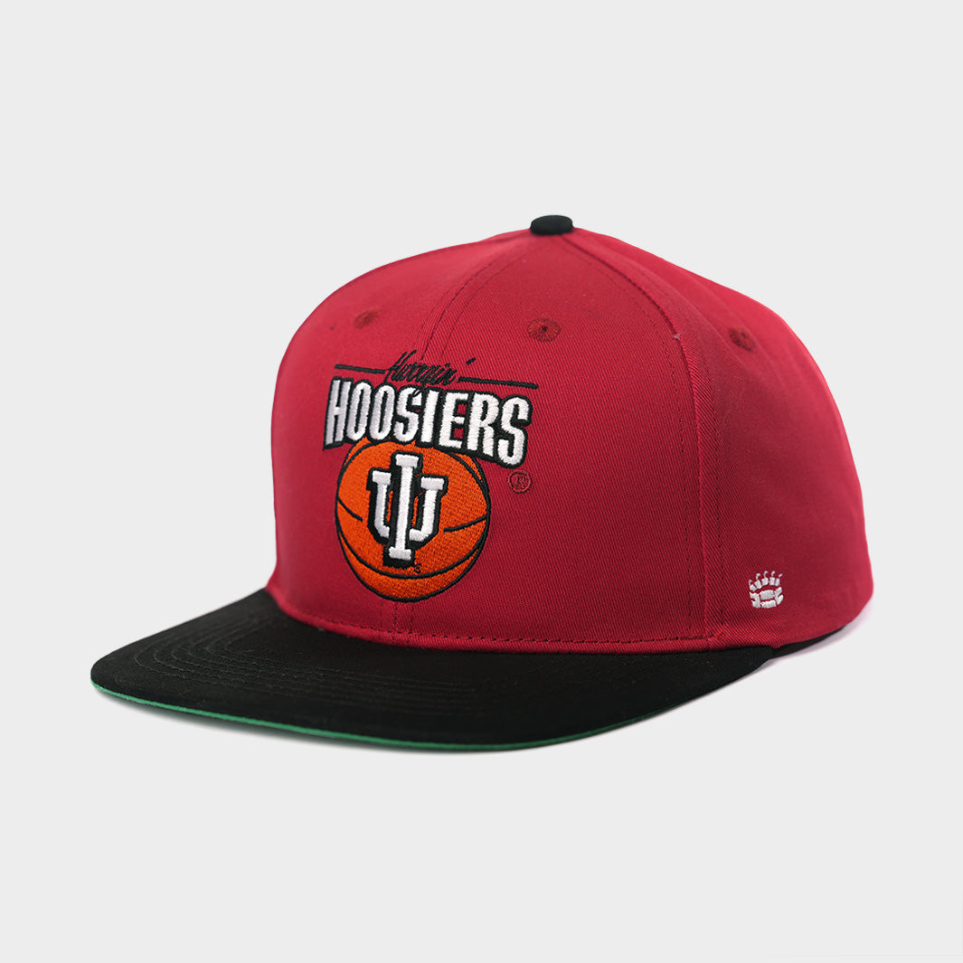 IU Basketball Hurryin' Hoosiers Vintage-Inspired Snapback Hat - A Tribute to Basketball Legends
