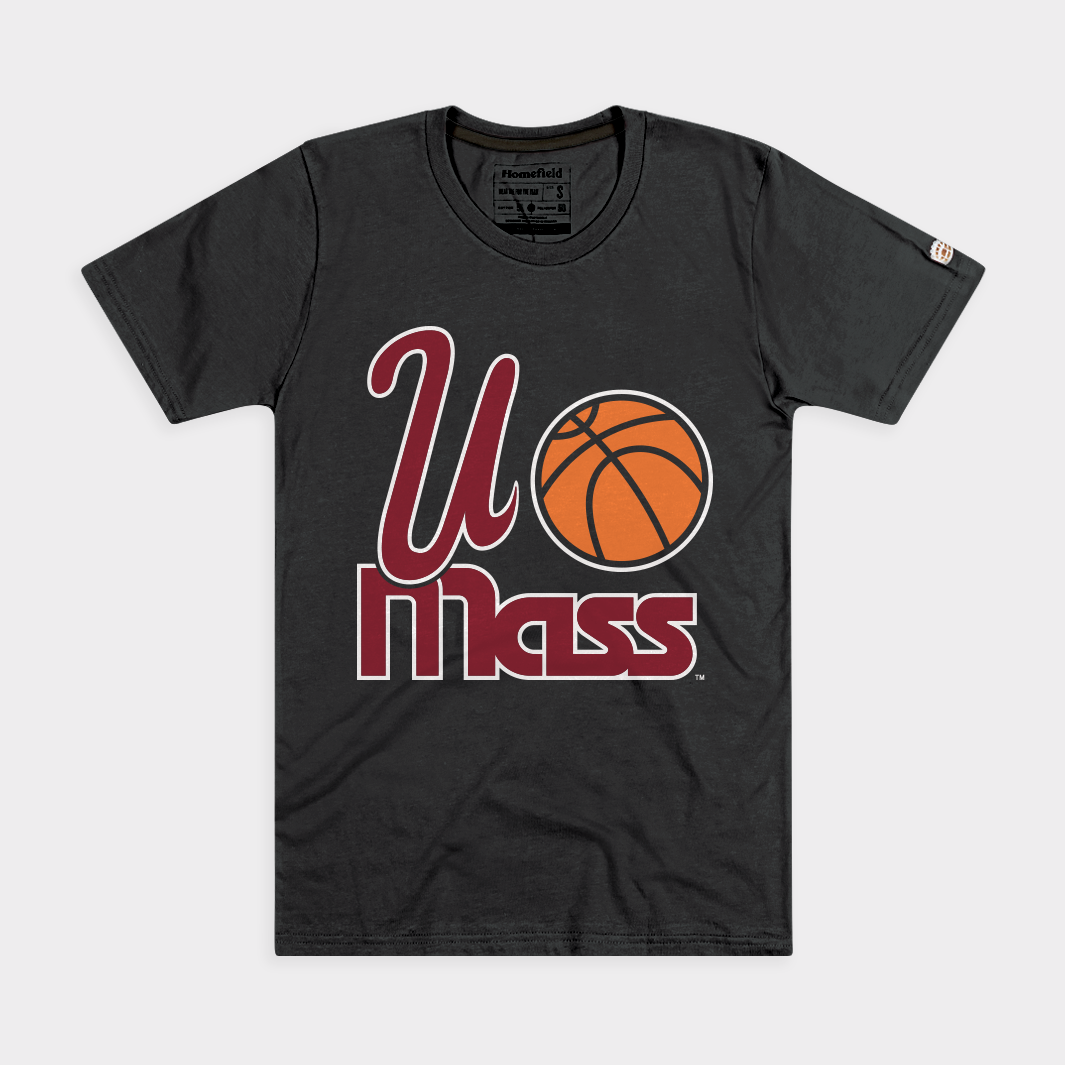 Show Your Love for UMass Minutemen Basketball with the 1990s Logo Tee
