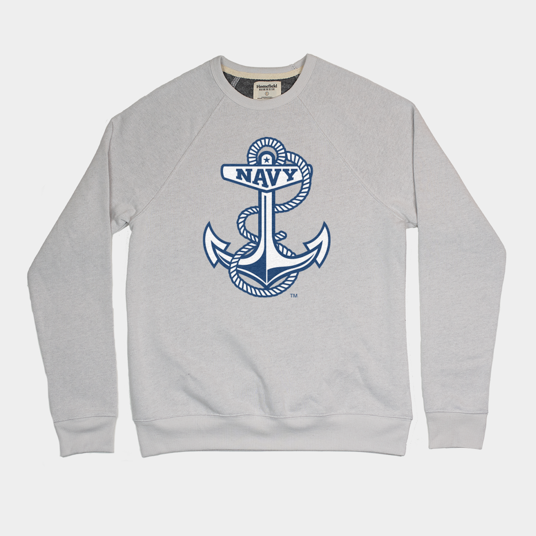 Show Your Pride with the US Naval Academy Anchor Crewneck