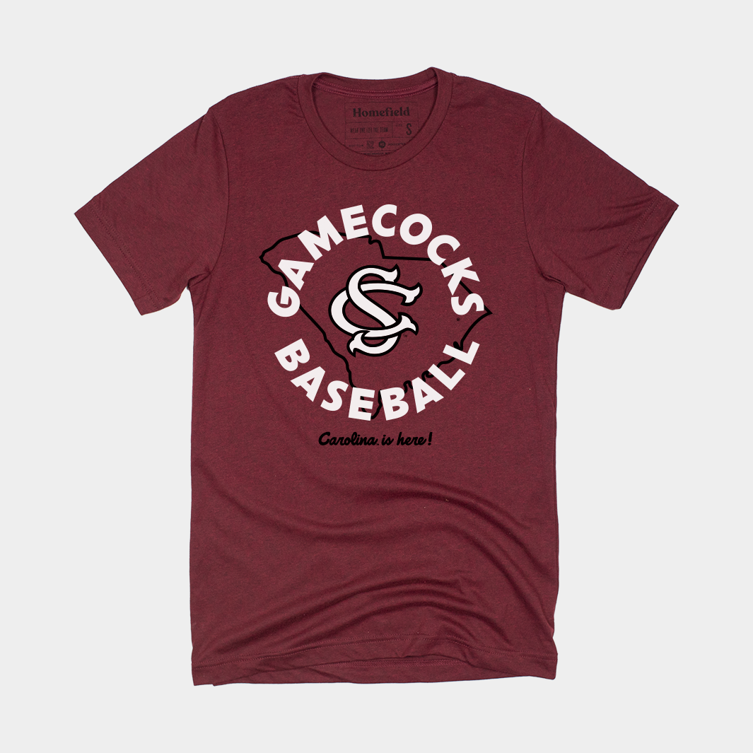 Retro South Carolina Gamecocks Baseball Fanatics T-Shirt