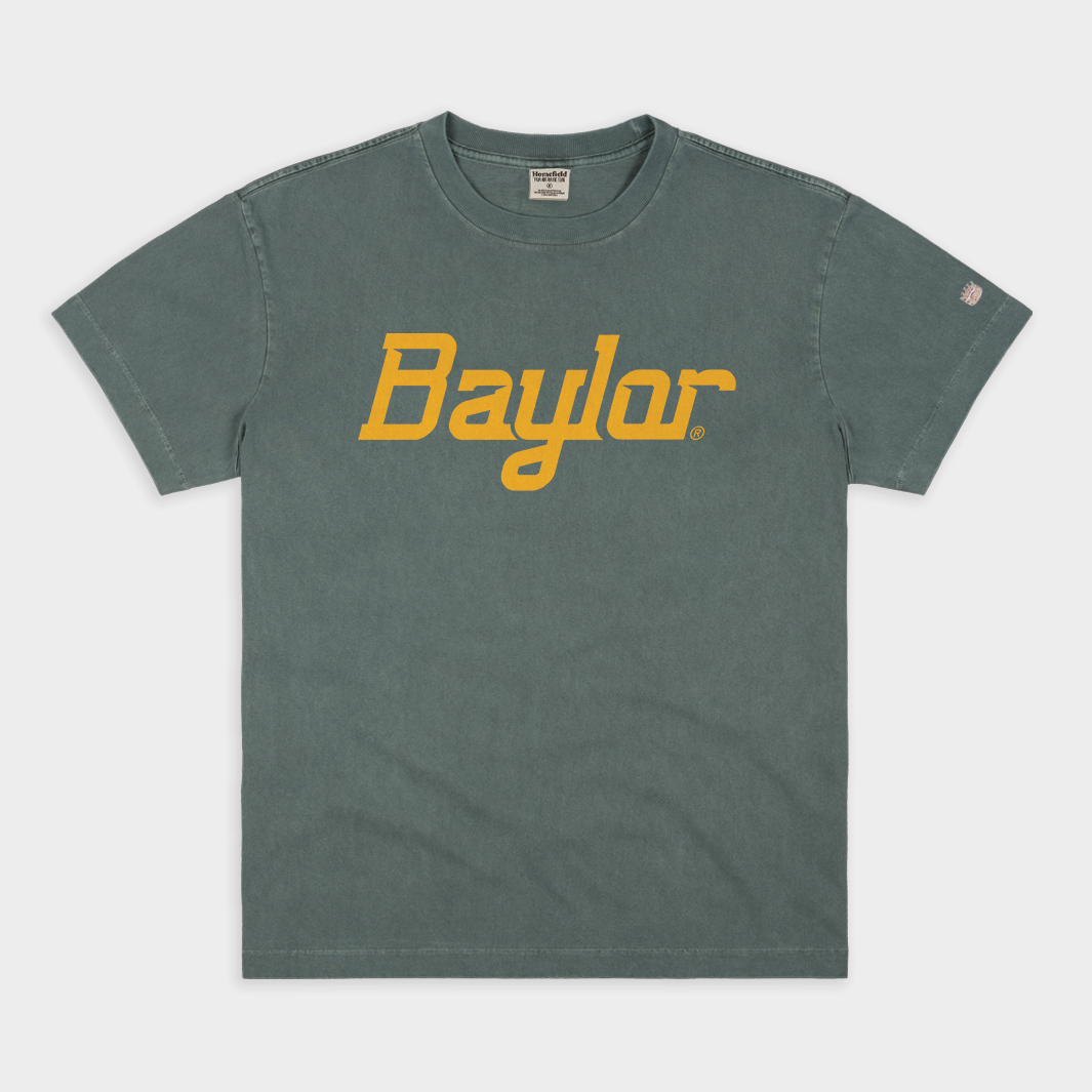 Baylor Vintage Script Heavyweight Tee - A Must-Have!
