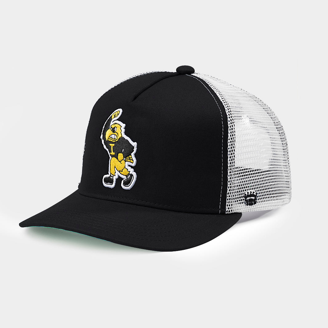 Get Your Iowa Hawkeyes Retro Herky Trucker Hat Now!