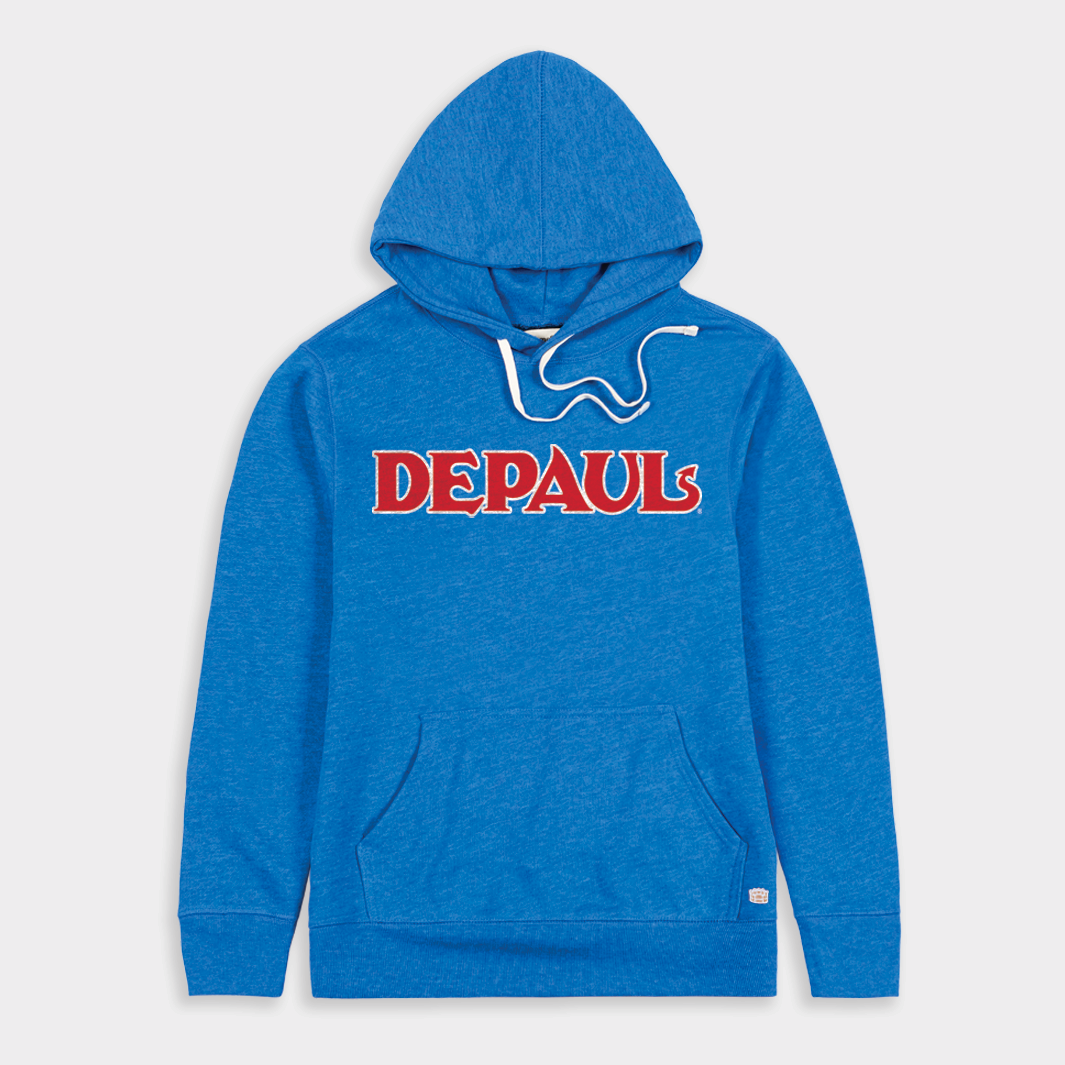 Show Your DePaul Pride with the Retro Wordmark Hoodie
