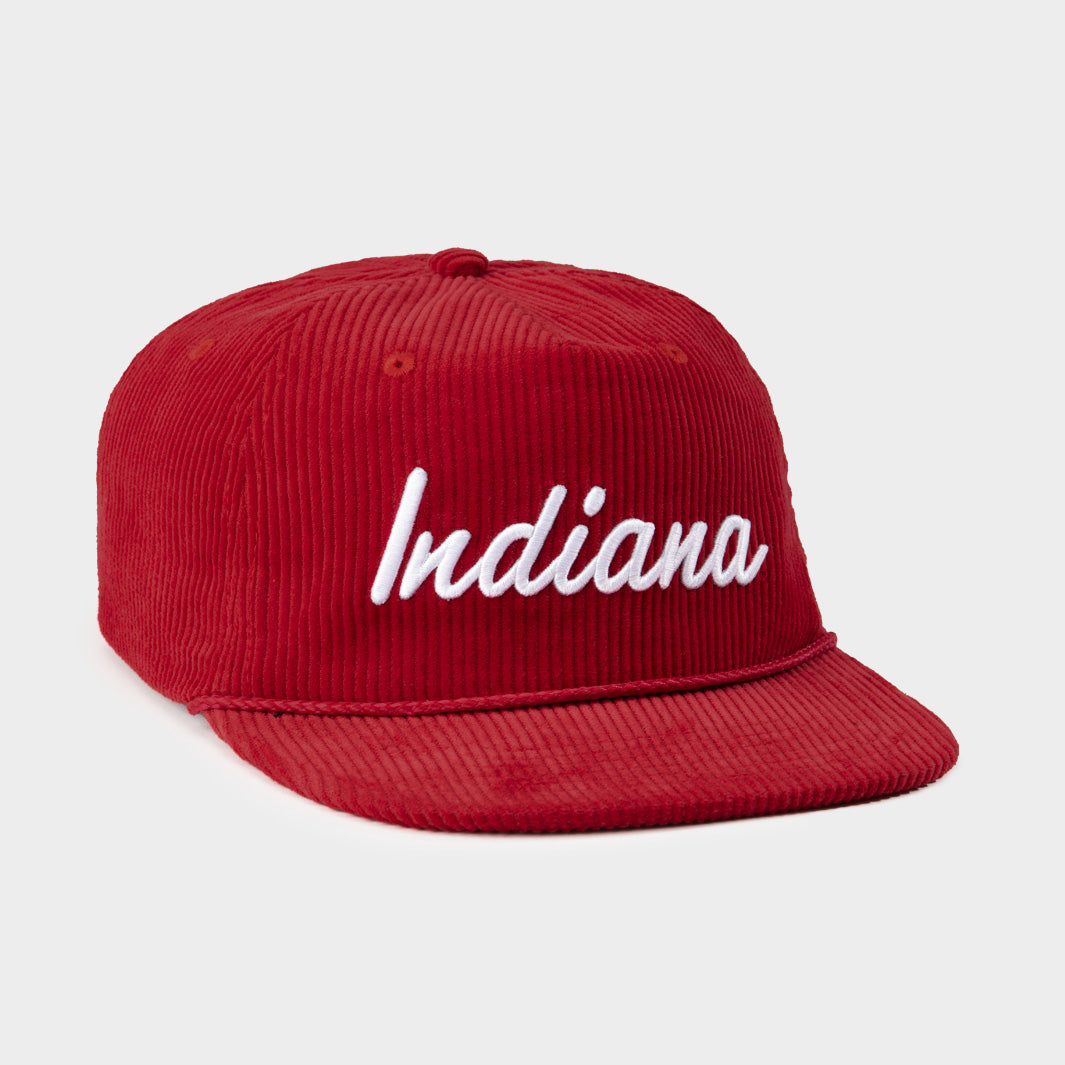 Indiana Hoosiers Vintage-Inspired Corduroy Snapback Hat