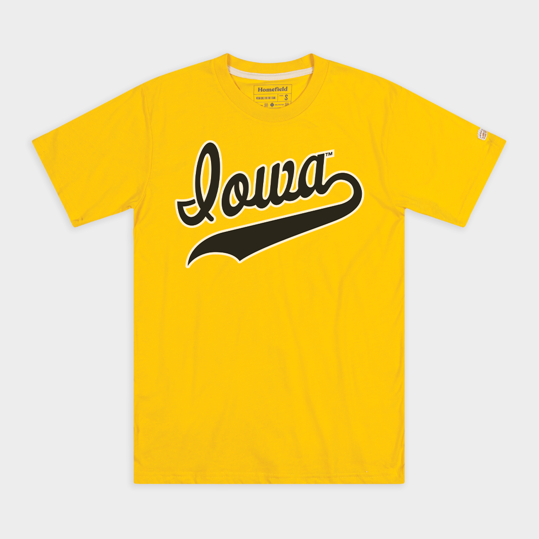 Show Your Iowa Pride with This Stylish Script Tee