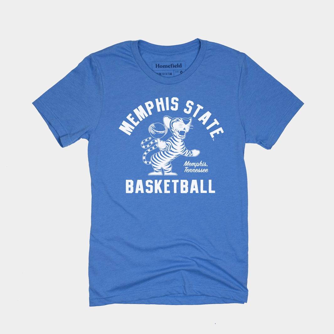 Show Your Love for Memphis State Basketball with This Retro T-Shirt