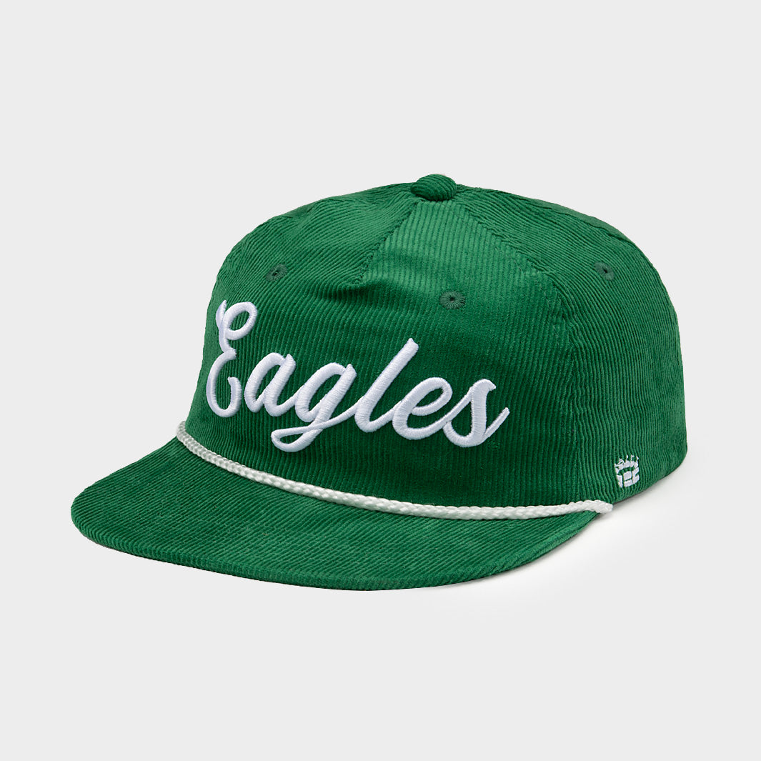 Eastern Michigan Vintage-Inspired Eagles Script Corduroy Cap