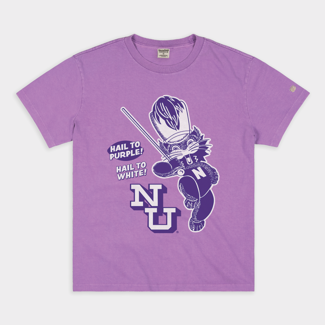 Show Your Northwestern Pride with the Vintage Heavyweight Tee