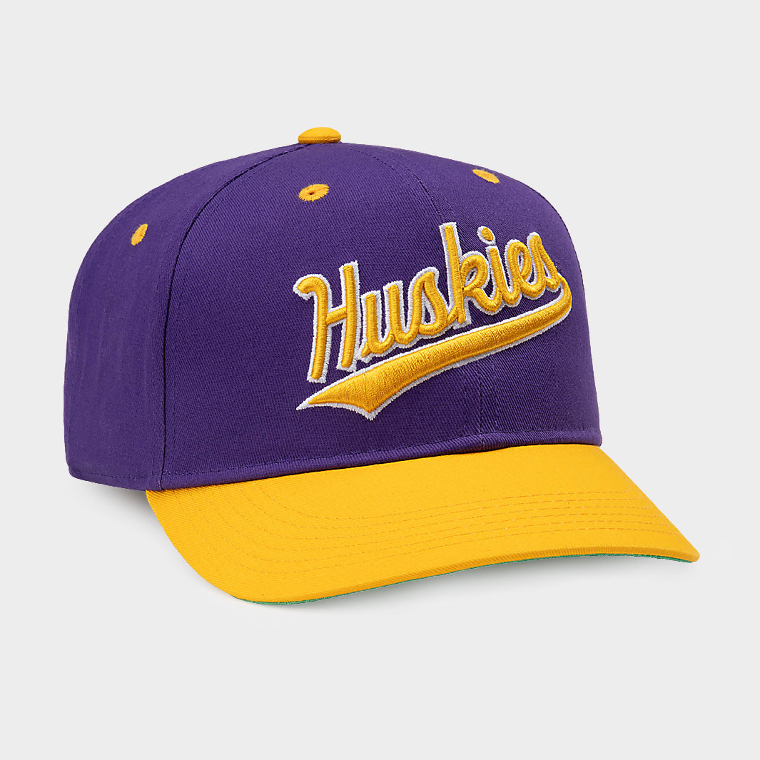Relive the Glory: Washington Huskies Retro Script Snapback