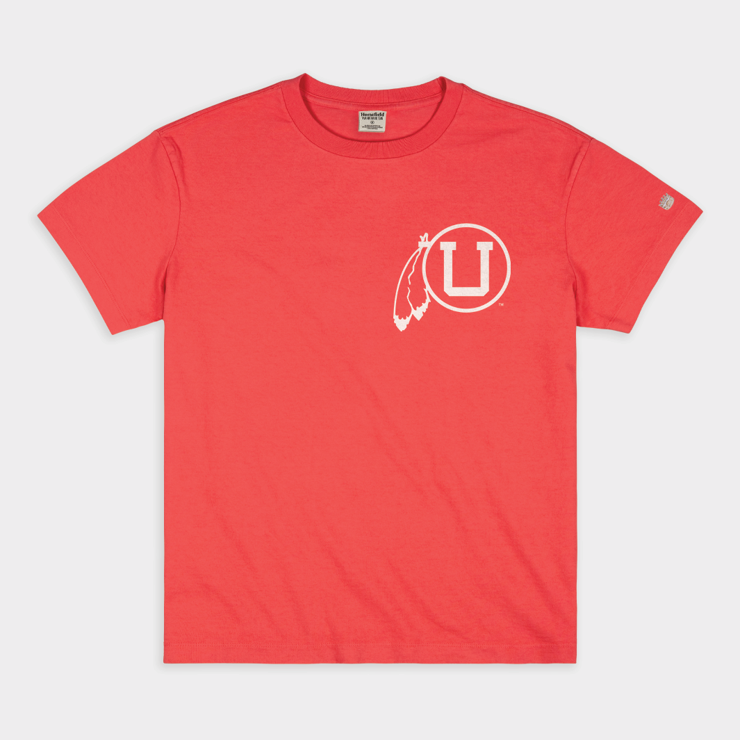 Vintage Utah U Logo Heavyweight Tee - A Timeless Tribute to the Utes