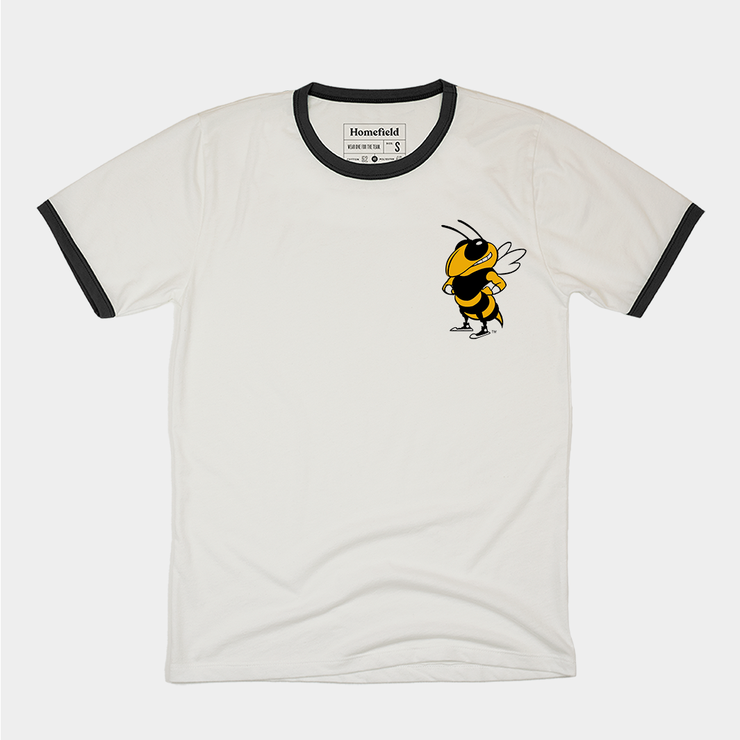 Georgia Tech's Enchanting Buzz Retro Ringer Tee