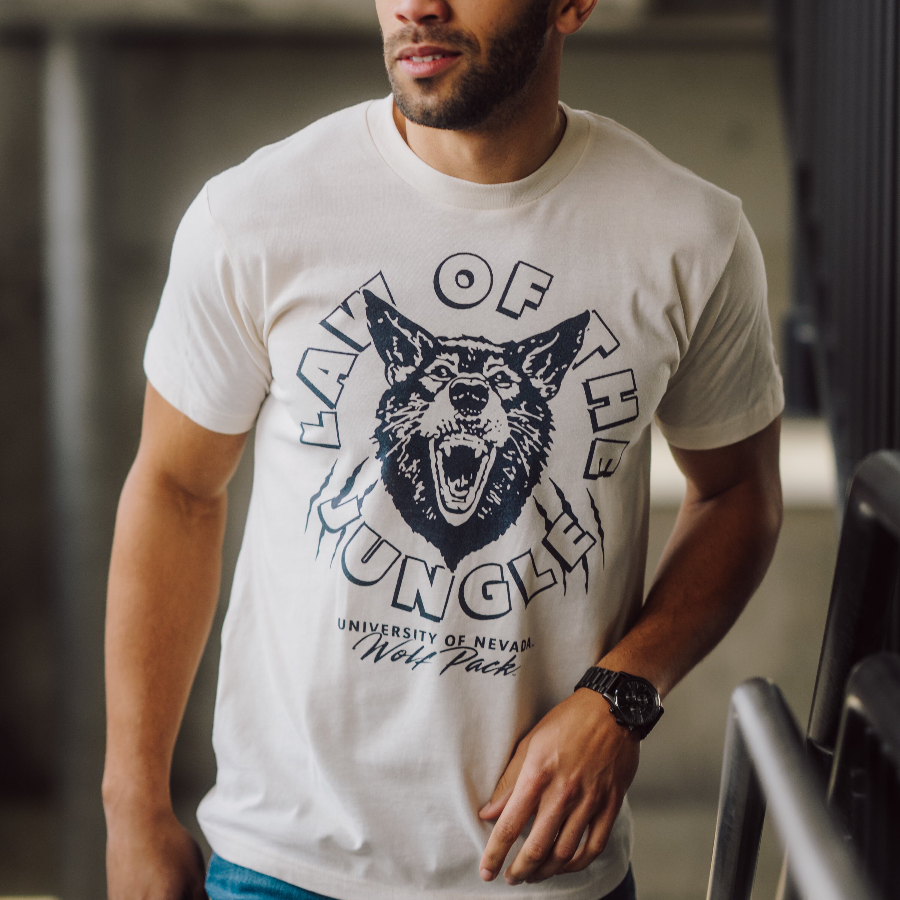 Nevada Wolf Pack Law of the Jungle Retro Tee