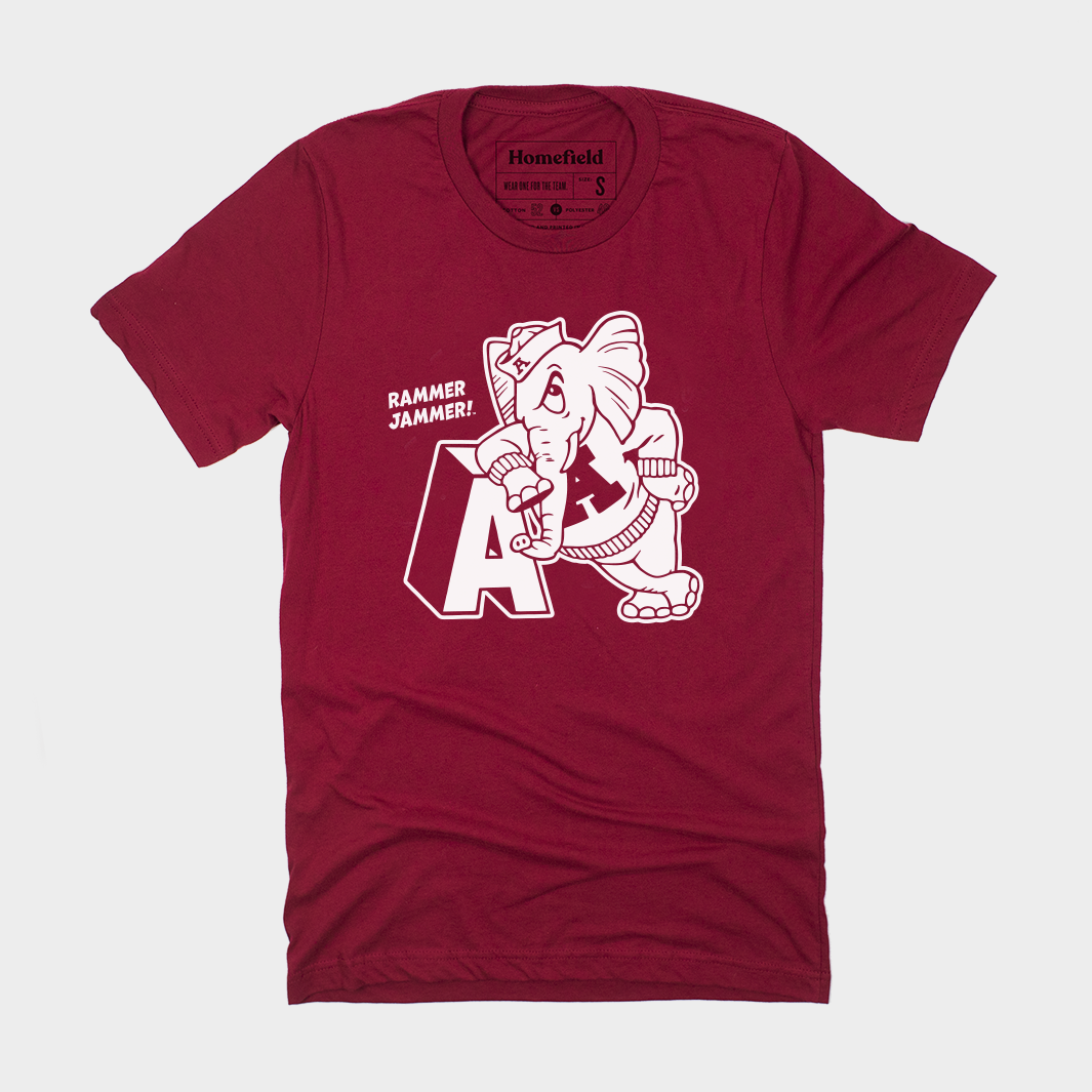Champion Alabama Rammer Jammer Vintage Mascot Tee