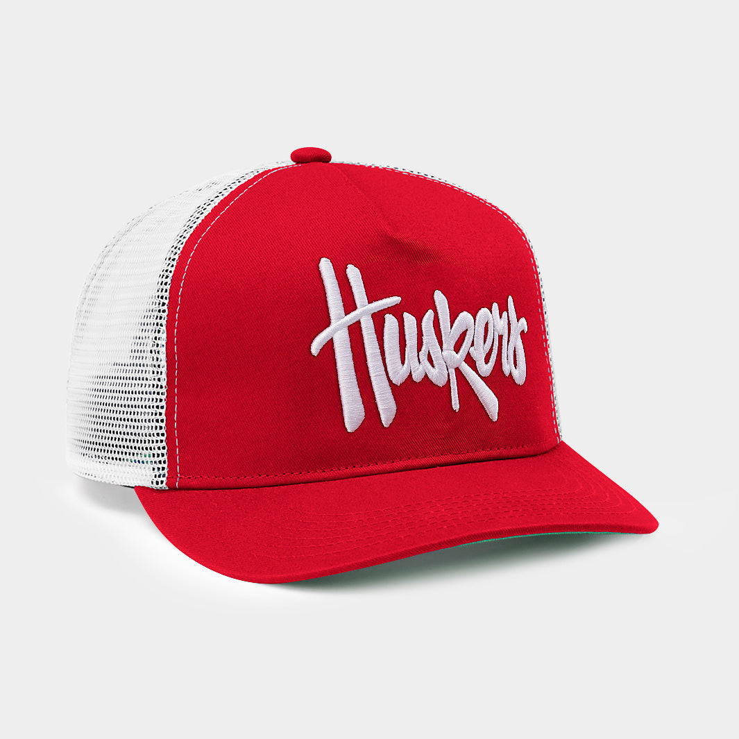 Nebraska Vintage Huskers Logo Trucker Hat - A Piece of Championship History