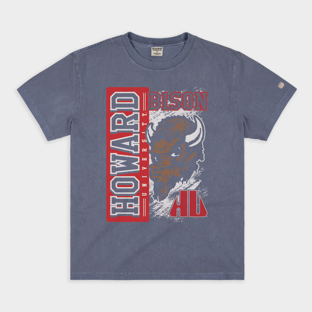 Relive the 80s with Howard Bison Vintage Heavyweight Tee