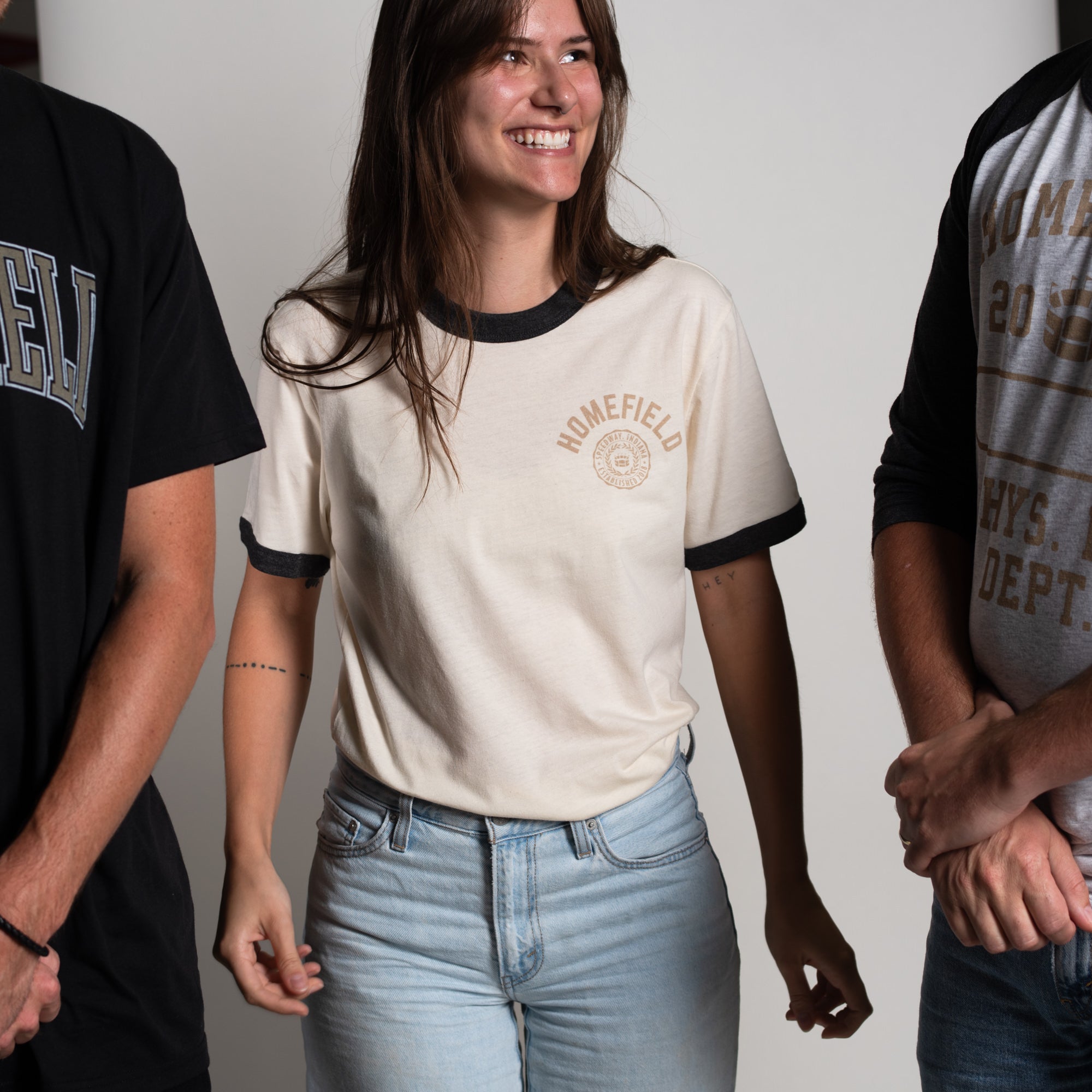 Homefield Vintage-Inspired Seal Ringer Tee - Celebrate the Magic of Homefield