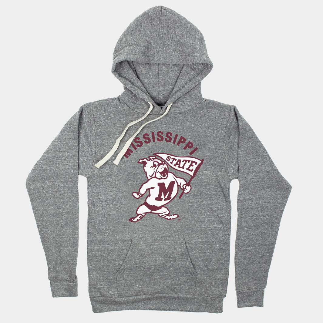 Show Your Mississippi State Pride with This Vintage Grey Hoodie