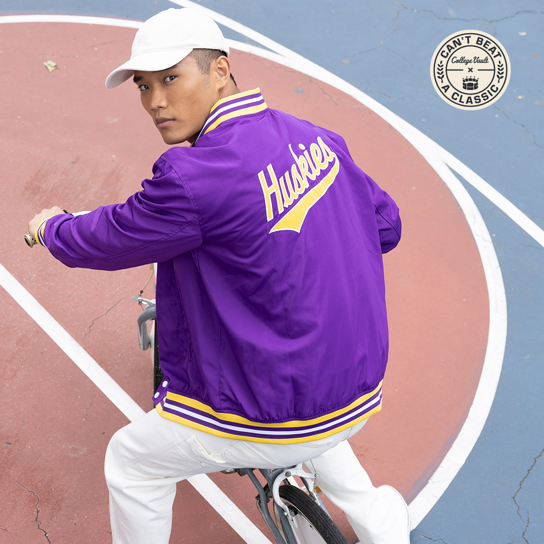 Vintage Washington Huskies Logo Bomber Jacket - A Must-Have for Fans