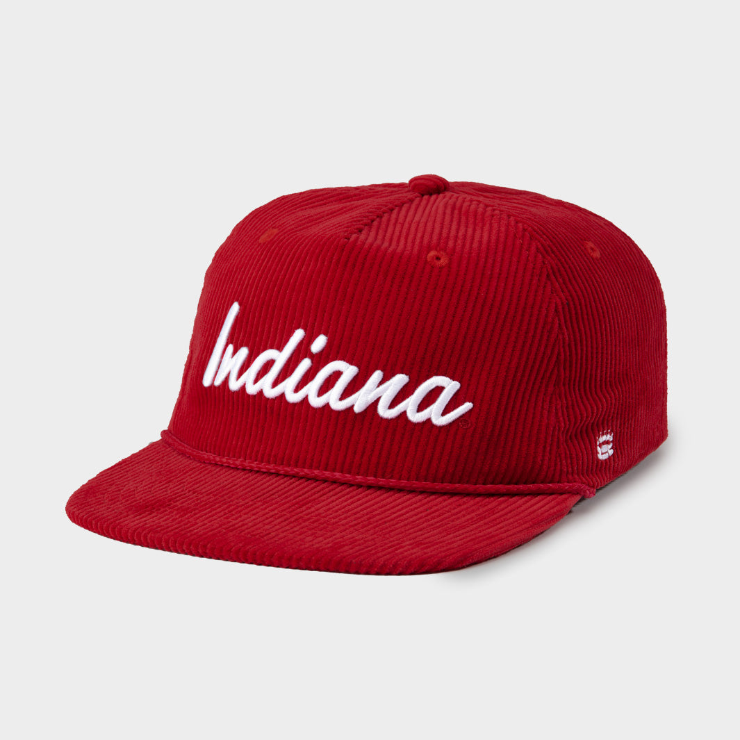 Indiana Hoosiers Vintage-Inspired Corduroy Snapback Hat