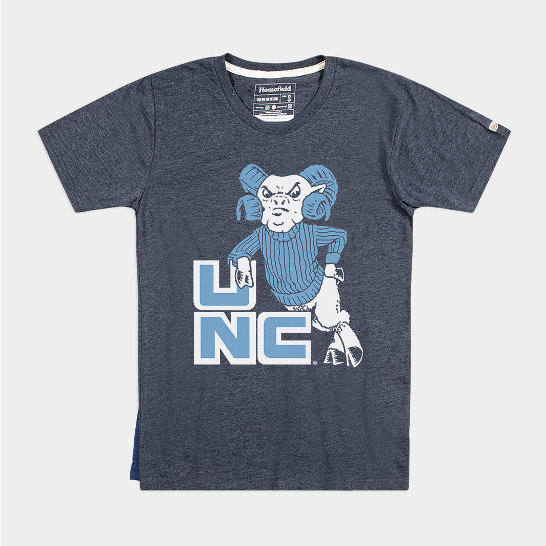 Retro UNC Leaning Ram Women's Tee
