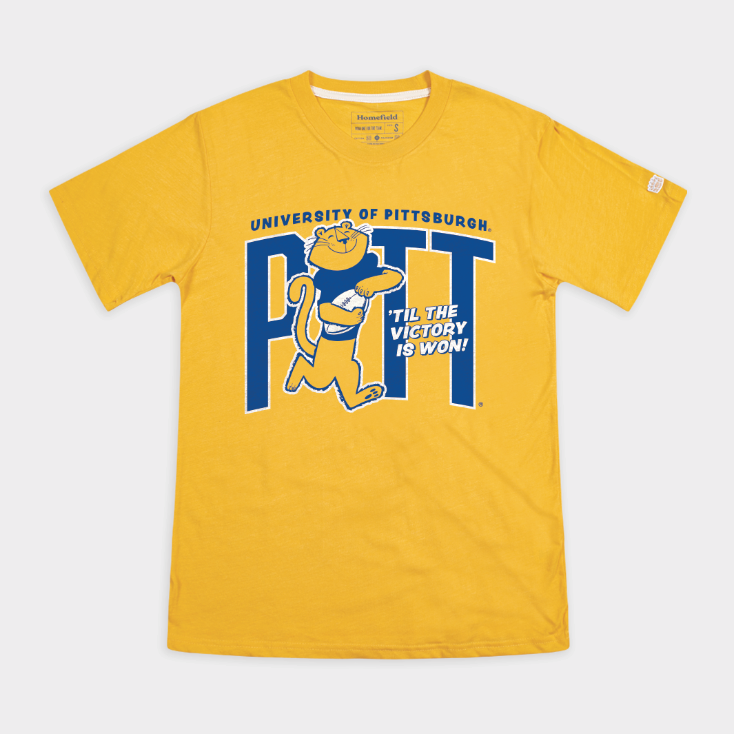 Retro Pitt Football Victory Tee