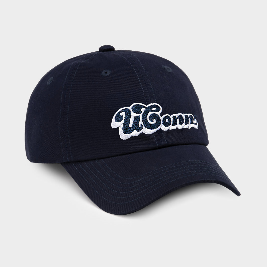 UConn Retro Bubble Script Hat - A Piece of History!