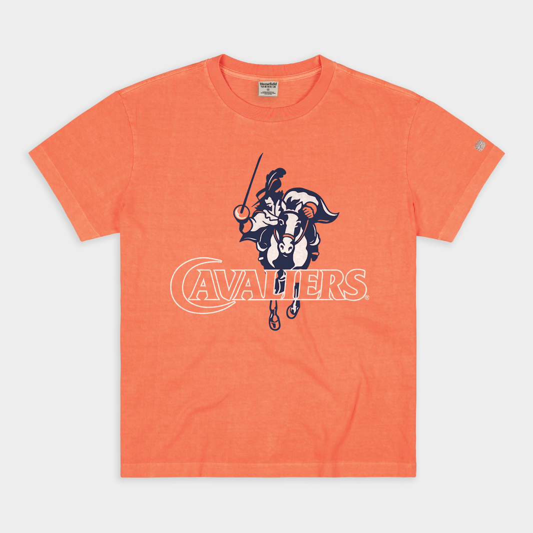 Vintage Virginia Cavaliers Logo Heavyweight Tee - Retro Style