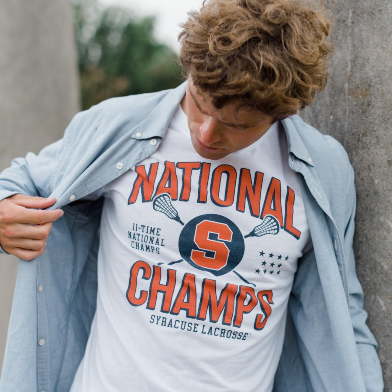 Syracuse Orange Lacrosse 11 - Time Champions Tee - Celebrate the Champions
