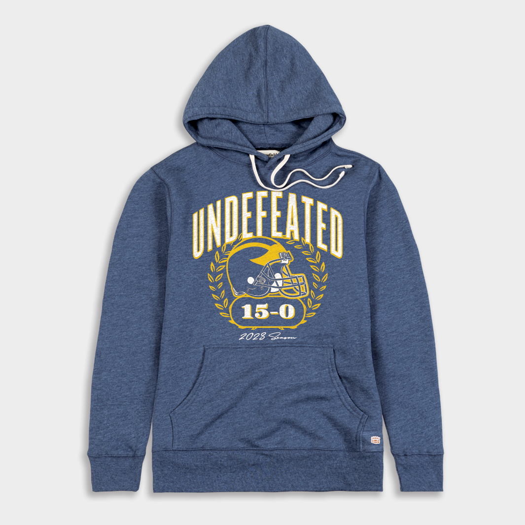 Champion Michigan Football 2023 Undefeated 15-0 Hoodie
