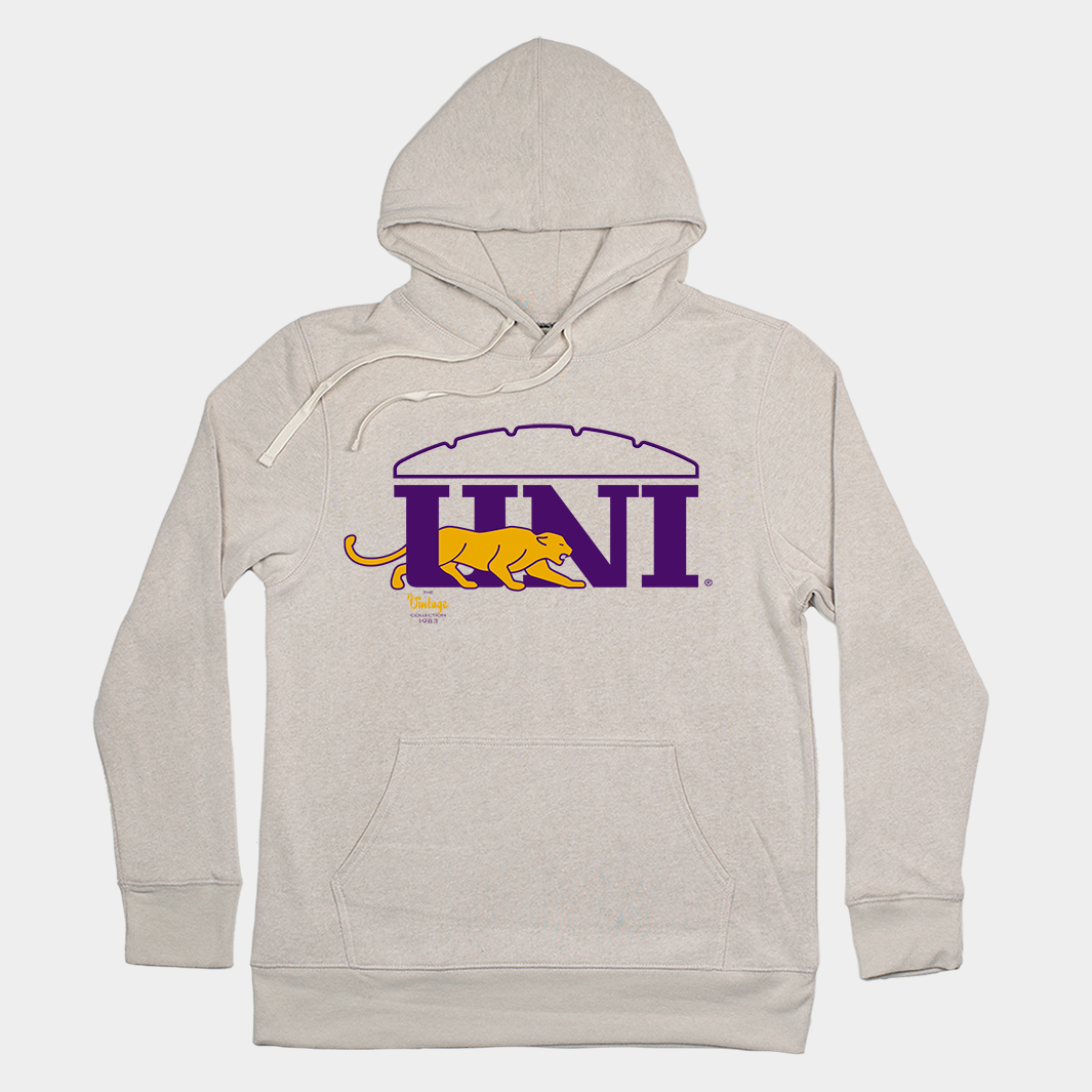 Unleash Your Spirit with the Northern Iowa Walking Panther Logo Hoodie