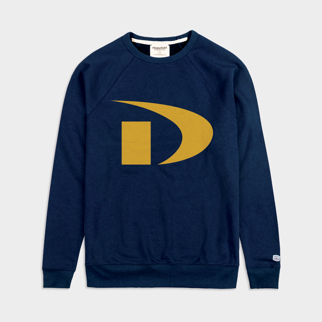 Drexel Dragons D Logo Classic Crewneck