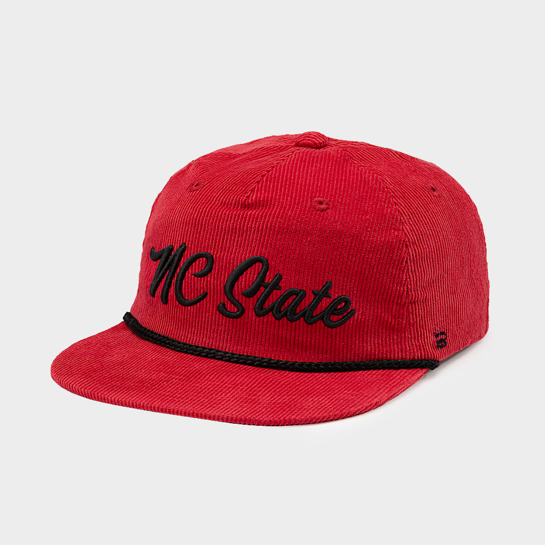 NC State Vintage-Inspired Corduroy Snapback Hat - Stand Out in Style