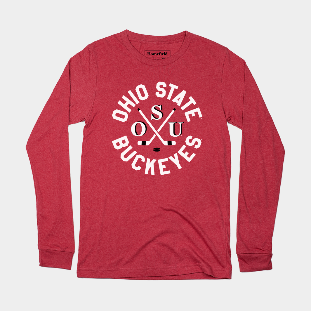 Show Your Love for Ohio State Buckeyes Hockey with This Long Sleeve