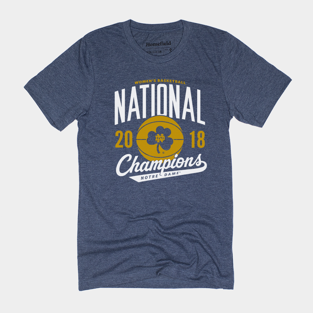 Celebrate Notre Dame Women's 2018 National Championship! Grab This Tee Now!