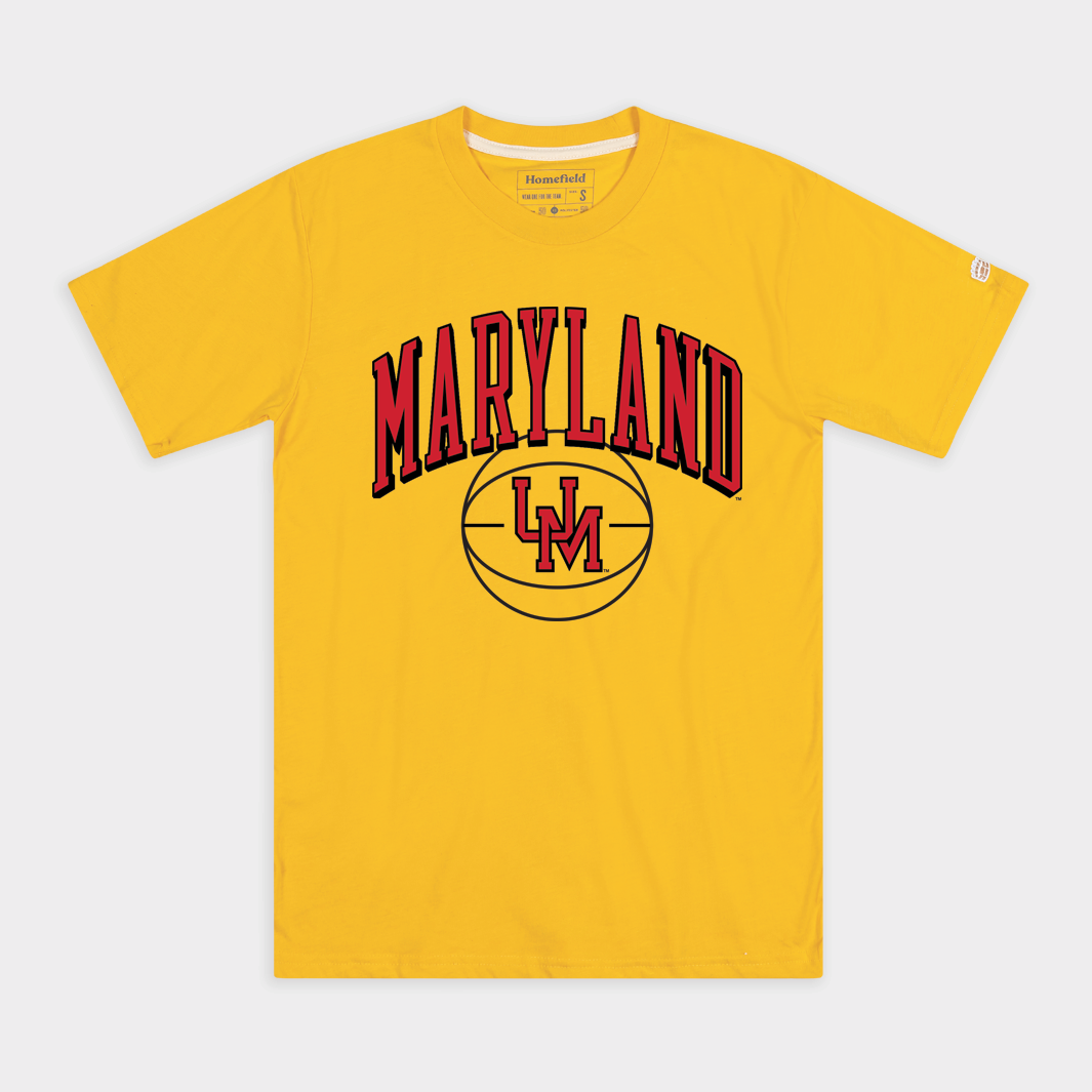 Show Your Maryland Pride with the Terrapins Basketball Logo Tee