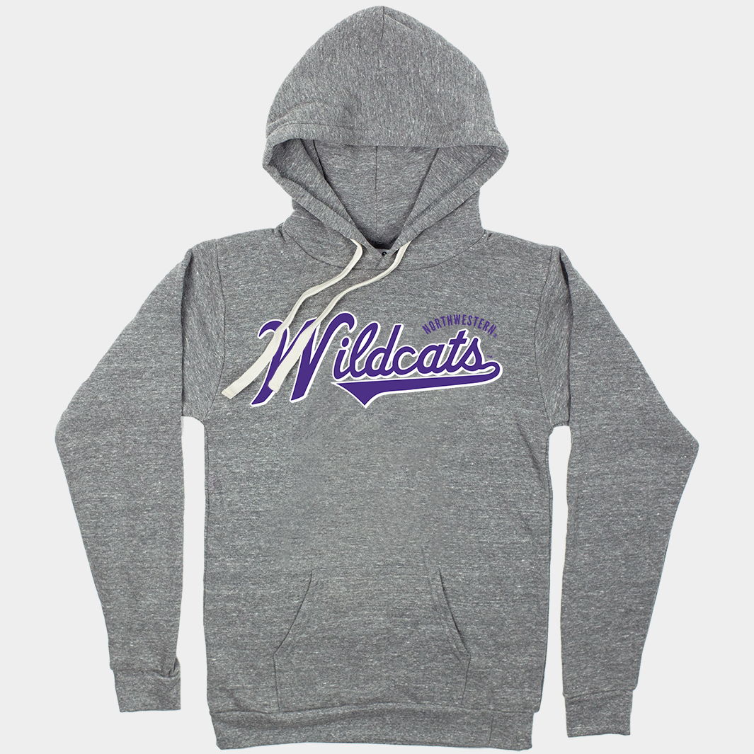 Show Your Wildcats Pride with the Baseball Script Hoodie