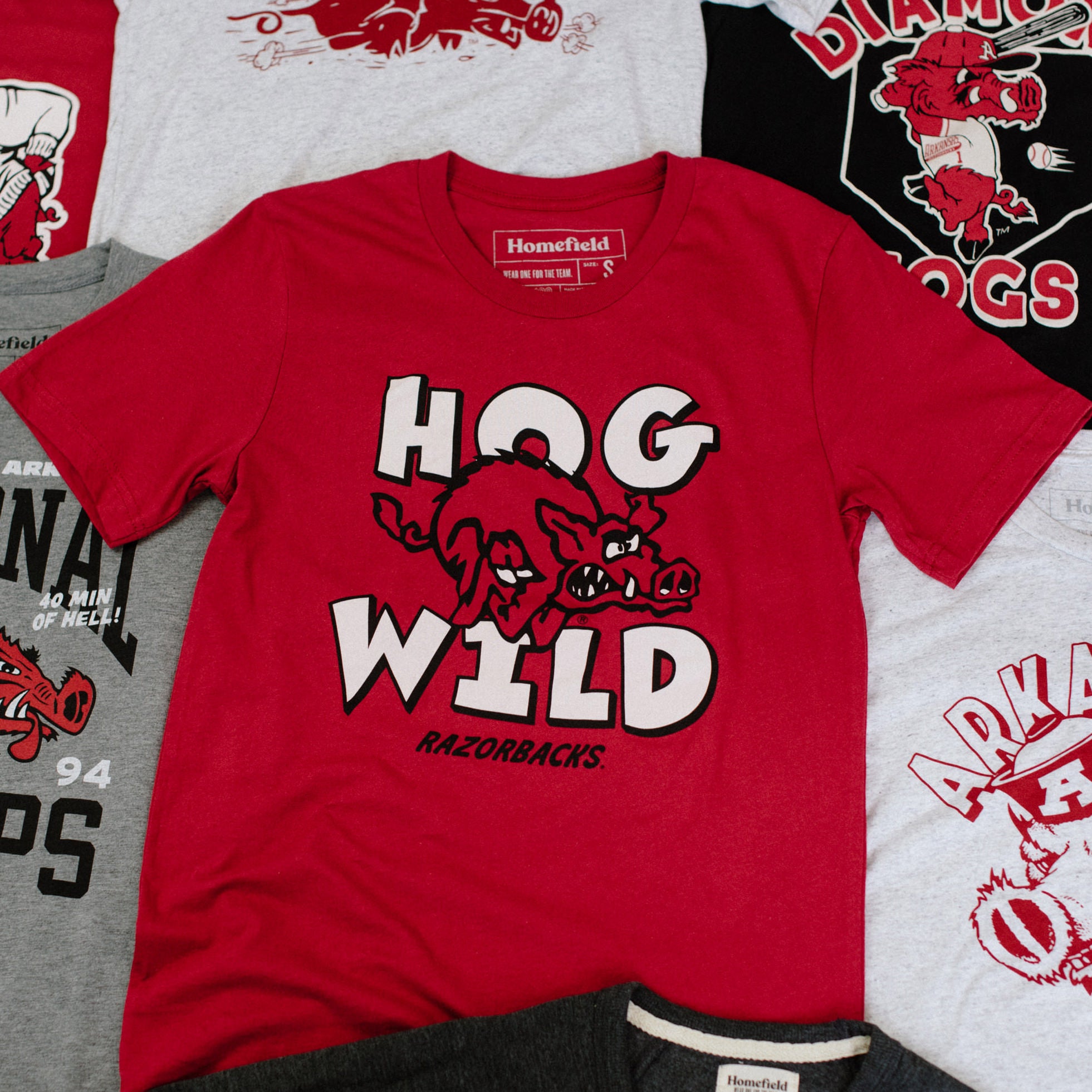 Arkansas Hog Wild Vintage Retro T-Shirt