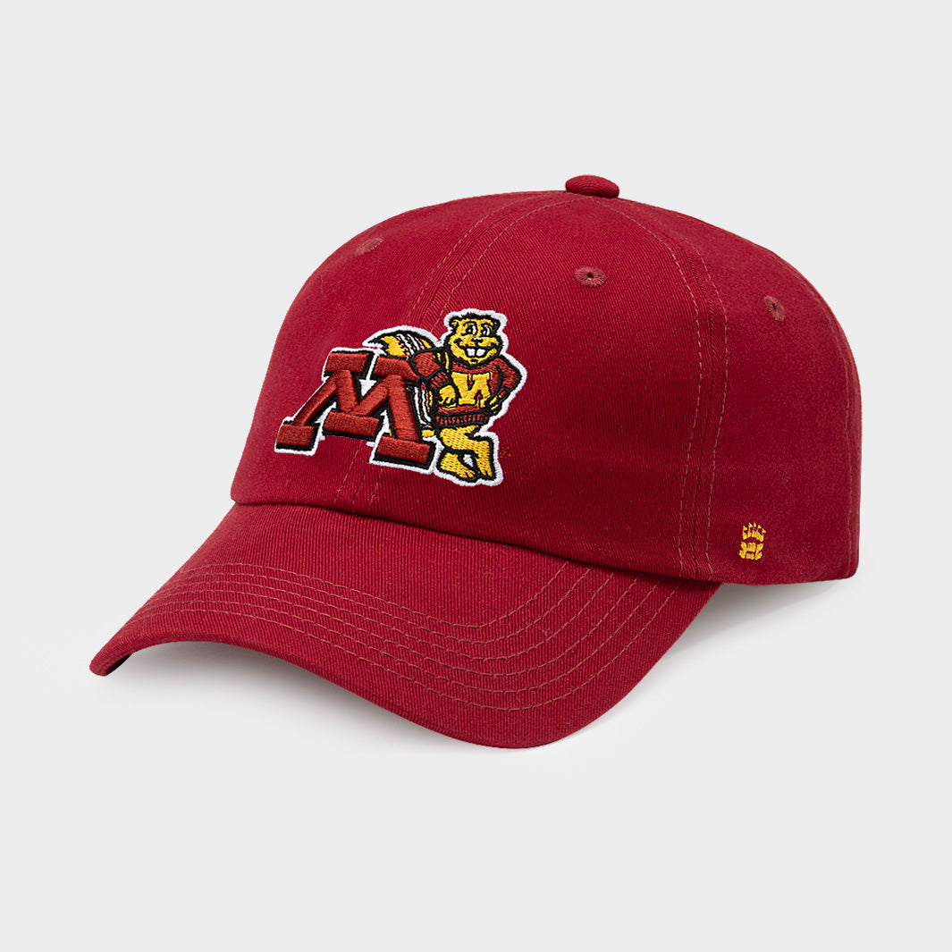 Show Your Gophers Pride with the Minnesota Golden Gophers Vintage Goldy Dad Hat