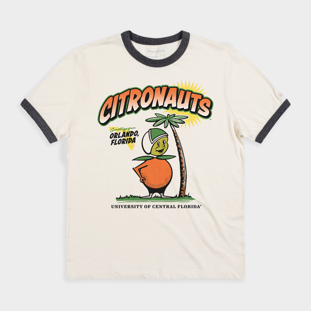 Exclusive Vintage UCF FTU Citronauts Ringer Tee