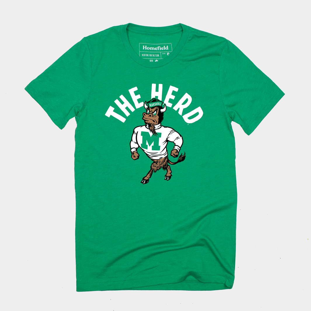 Show Your Pride with the Vintage Marshall University 'The Herd' Tee