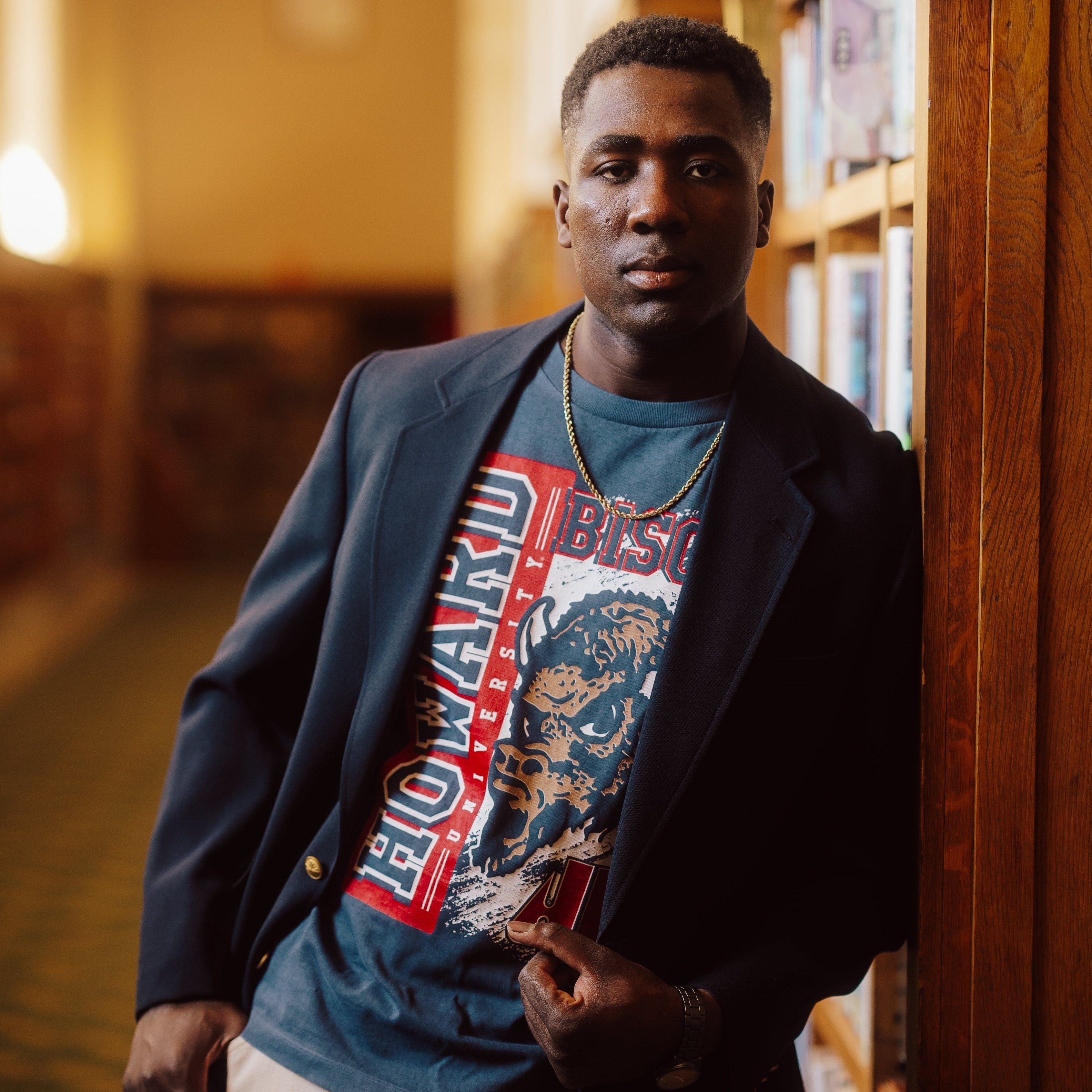 Relive the 80s with Howard Bison Vintage Heavyweight Tee