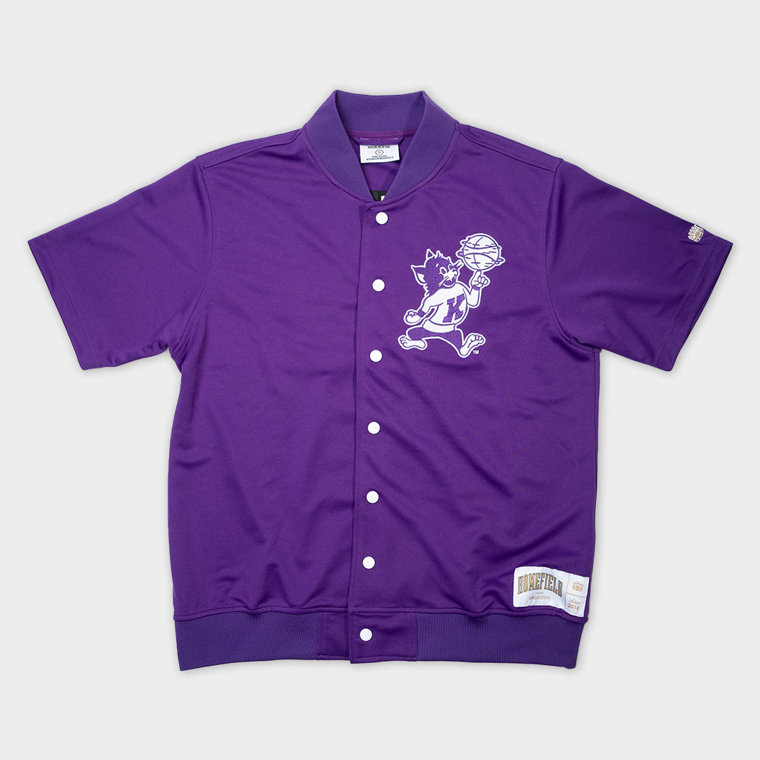 Relive the Glory: K-State Wildcats Vintage Basketball Shooting Shirt