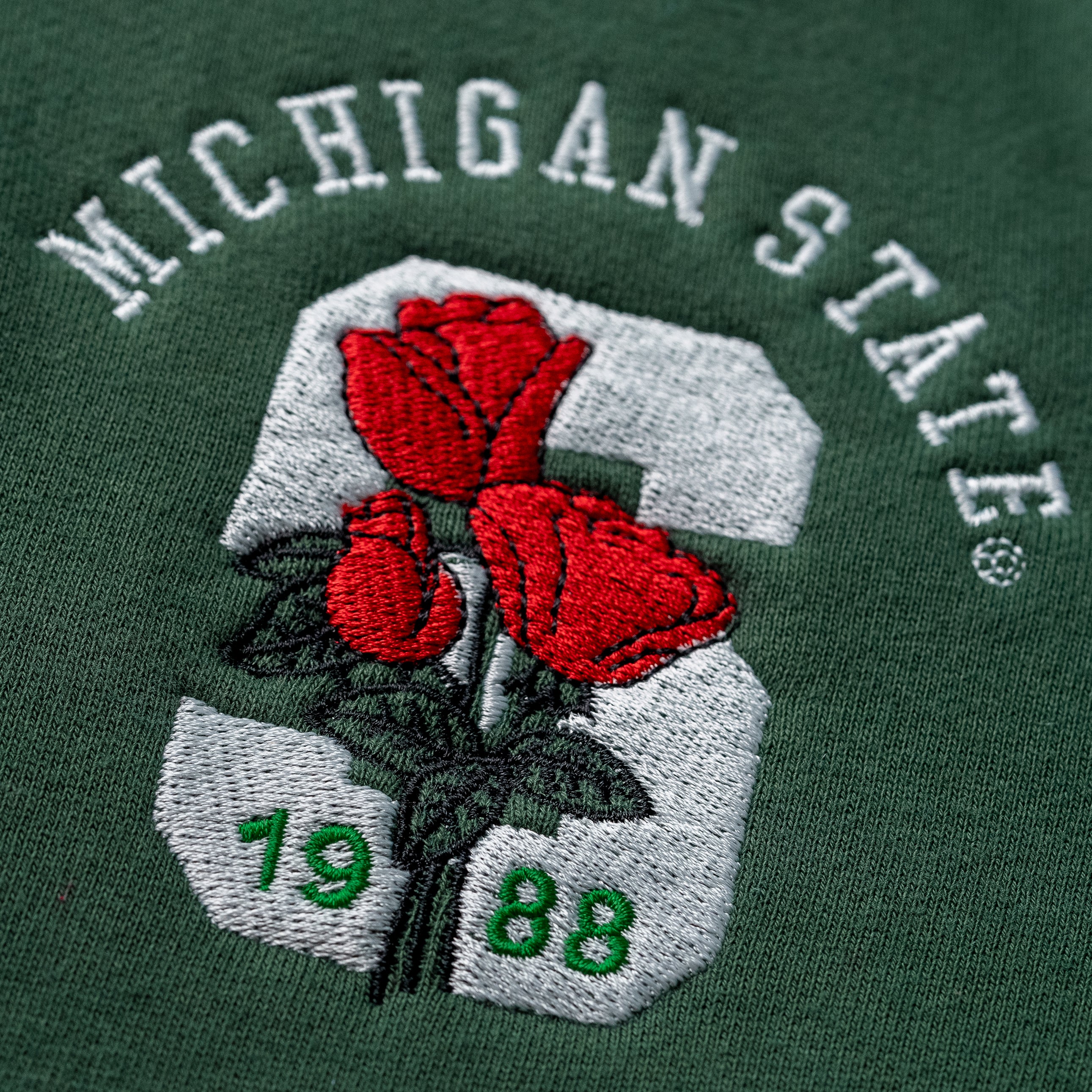 1988 Michigan State Roses Quarter Zip: A Piece of Championship History