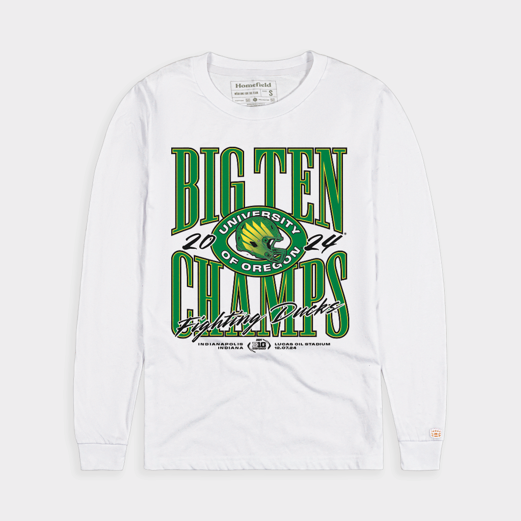 Oregon 2024 Big Ten Champions Long Sleeve Shirt