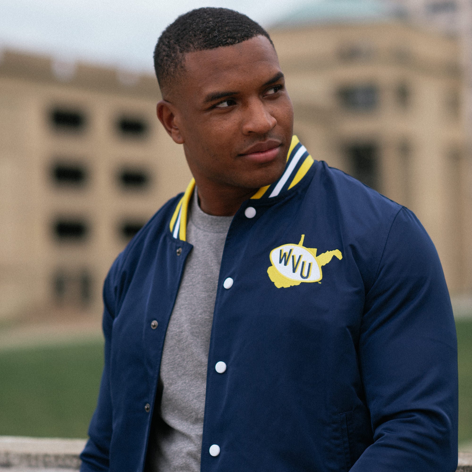 Relive WVU Glory Days with Our Retro Bomber Jacket