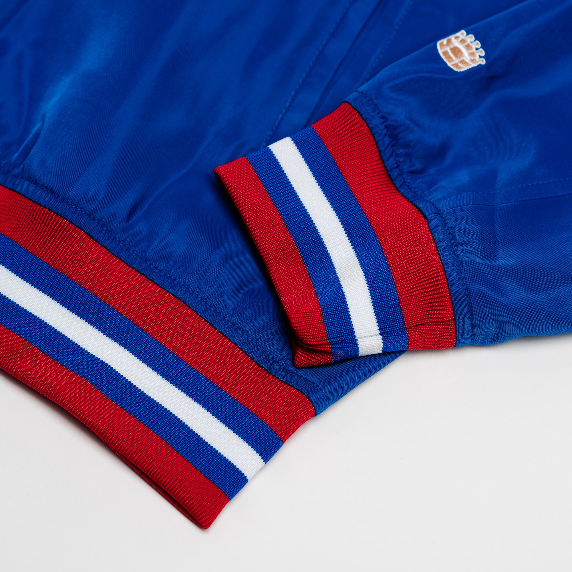 Show Your Jayhawks Pride with the Kansas Jayhawks Retro Circus Font Bomber Jacket