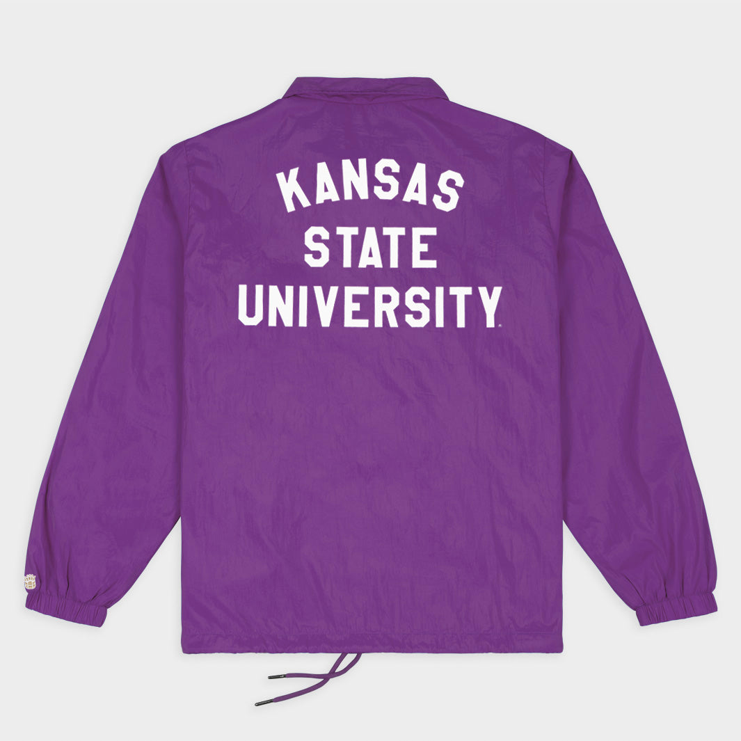 Roaring Kansas State Wildcats Coaches Jacket - Your Sideline Style Statement